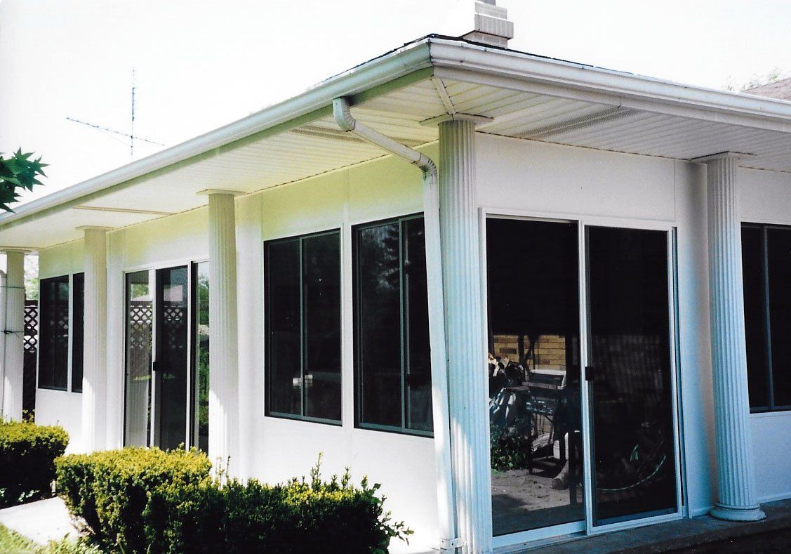 Metal Roofing Overhang — Akron, OH — Summit Awning