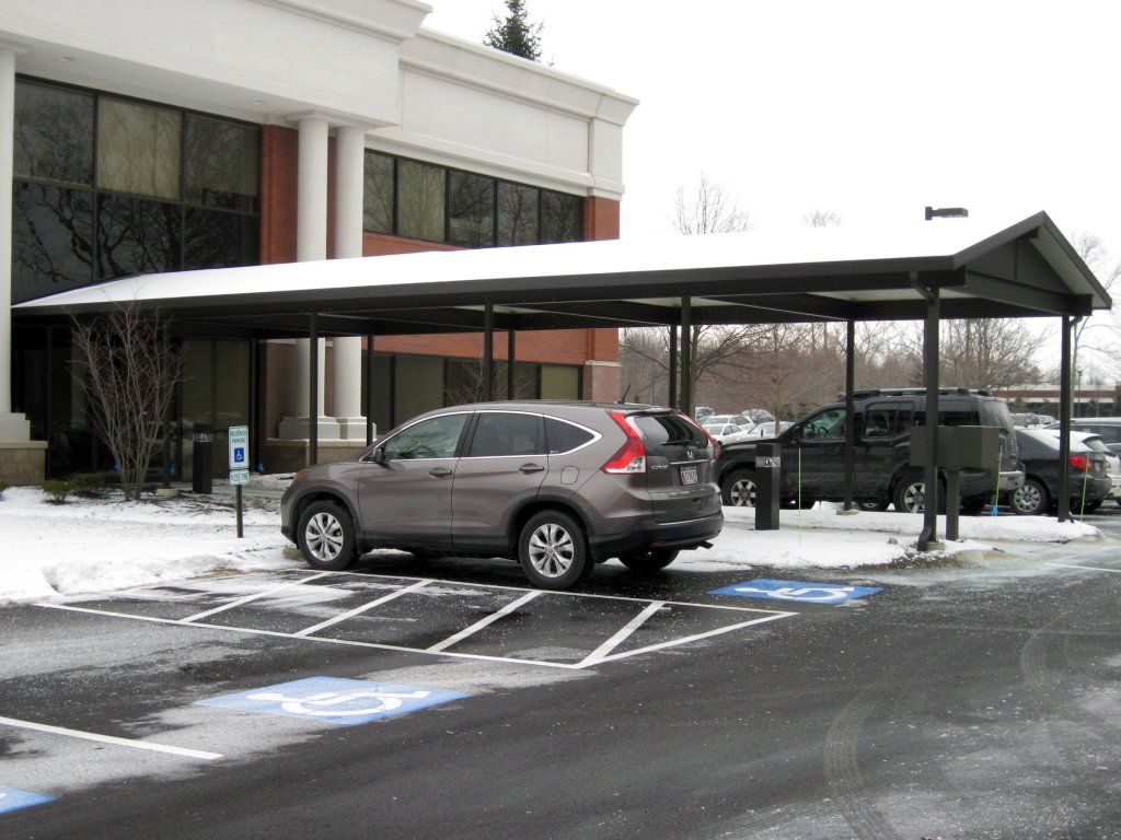 Aluminum Walkways Cover — Akron, OH — Summit Awning