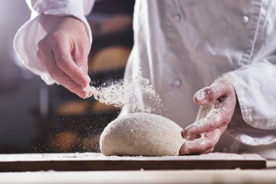 preparazione del pane