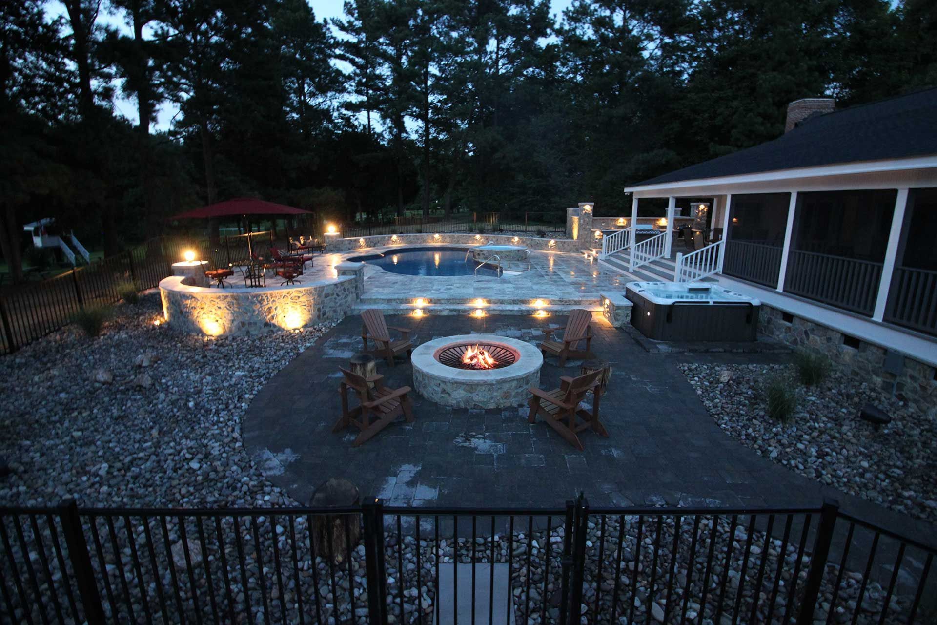 Backyard patio 