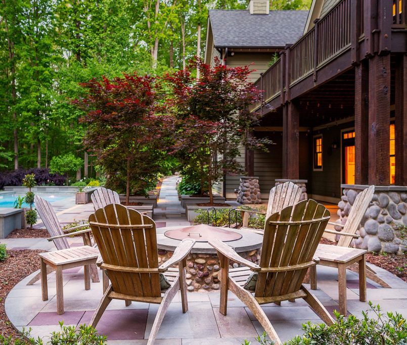 chairs at patio