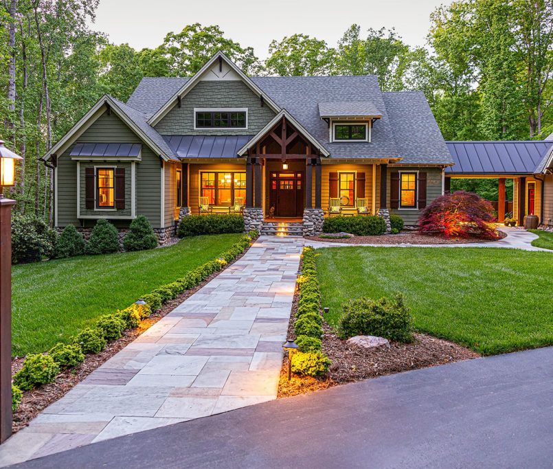 outdoor stone steps
