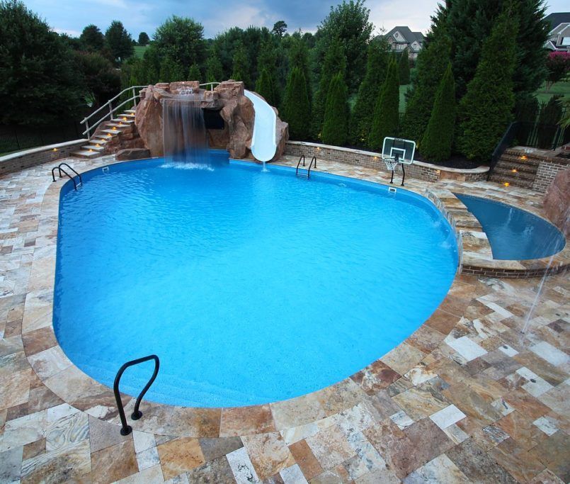Luxury home with a pool