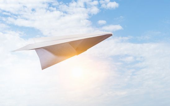 Paper Airplane Soaring — Midcoast Financial Planning Group in Tuncurry, NSW