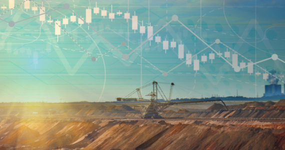Mining Landscape With Stock Market Chart  — Midcoast Financial Planning Group in Tuncurry, NSW
