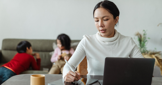 Woman Working — Midcoast Financial Planning Group in Tuncurry, NSW