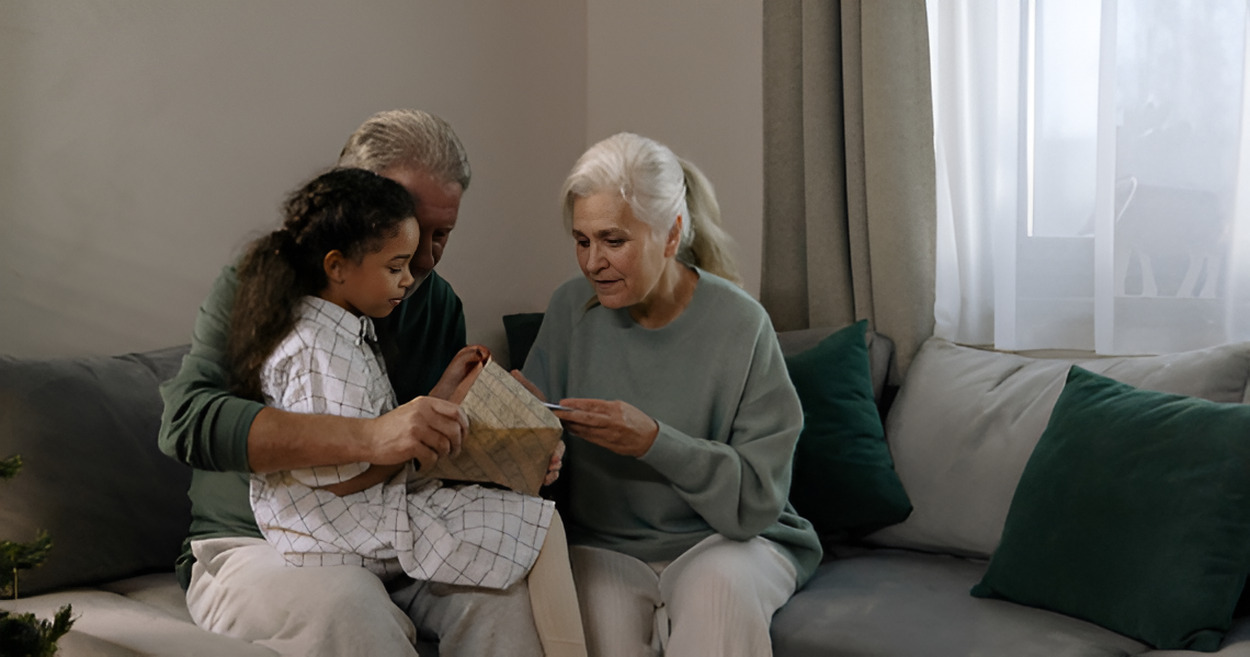 Grandparents and Child — Midcoast Financial Planning Group in Tuncurry, NSW