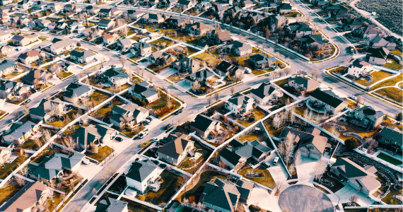 Aerial View Of A Suburban Neighborhood — Midcoast Financial Planning Group in Tuncurry, NSW