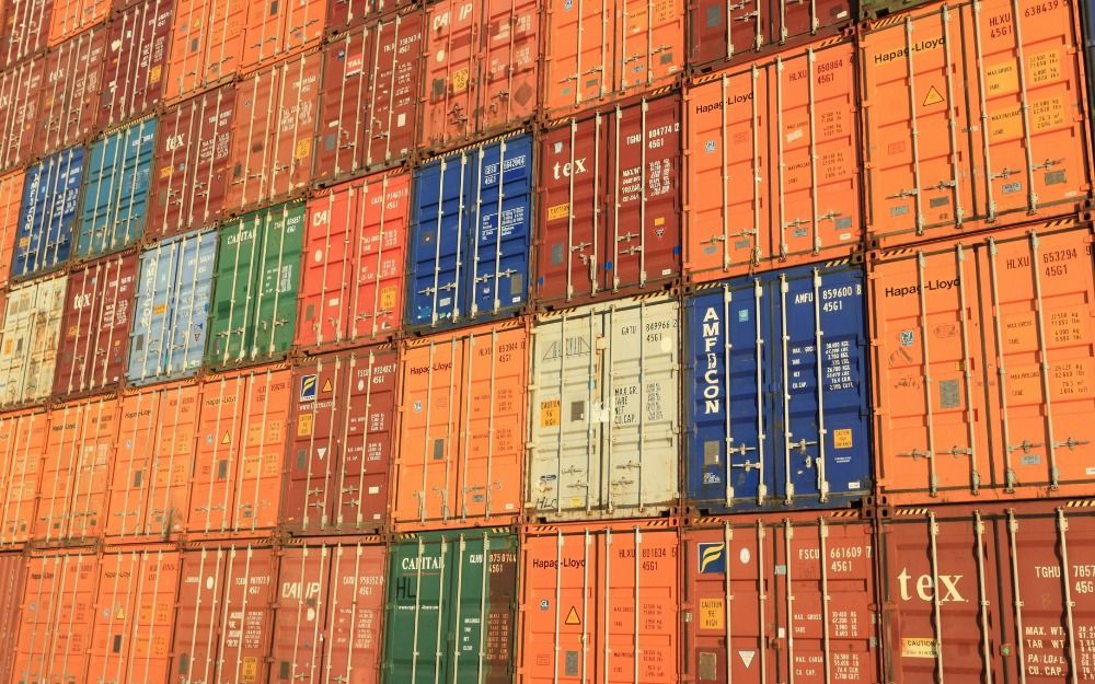 Shipping Containers Stacked — Midcoast Financial Planning Group in Tuncurry, NSW