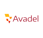 A red and yellow logo for avadel on a white background | Intrepid Research
