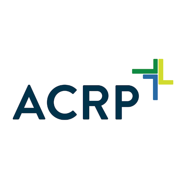 The acrp logo has a green and blue cross on it | Intrepid Research