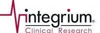 The logo for integrium clinical research has a heartbeat on it | Intrepid Research