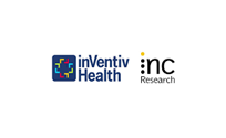 A logo for inventiv health and inc research on a white background | Intrepid Research