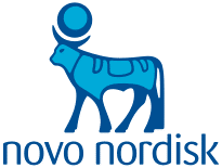 The novo nordisk logo has a blue cow on it | Intrepid Research