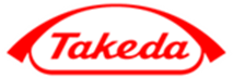 A red and white logo for takeda on a white background | Intrepid Research