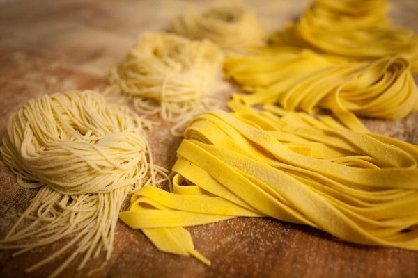 capelli d'angelo e tagliatelle fresche