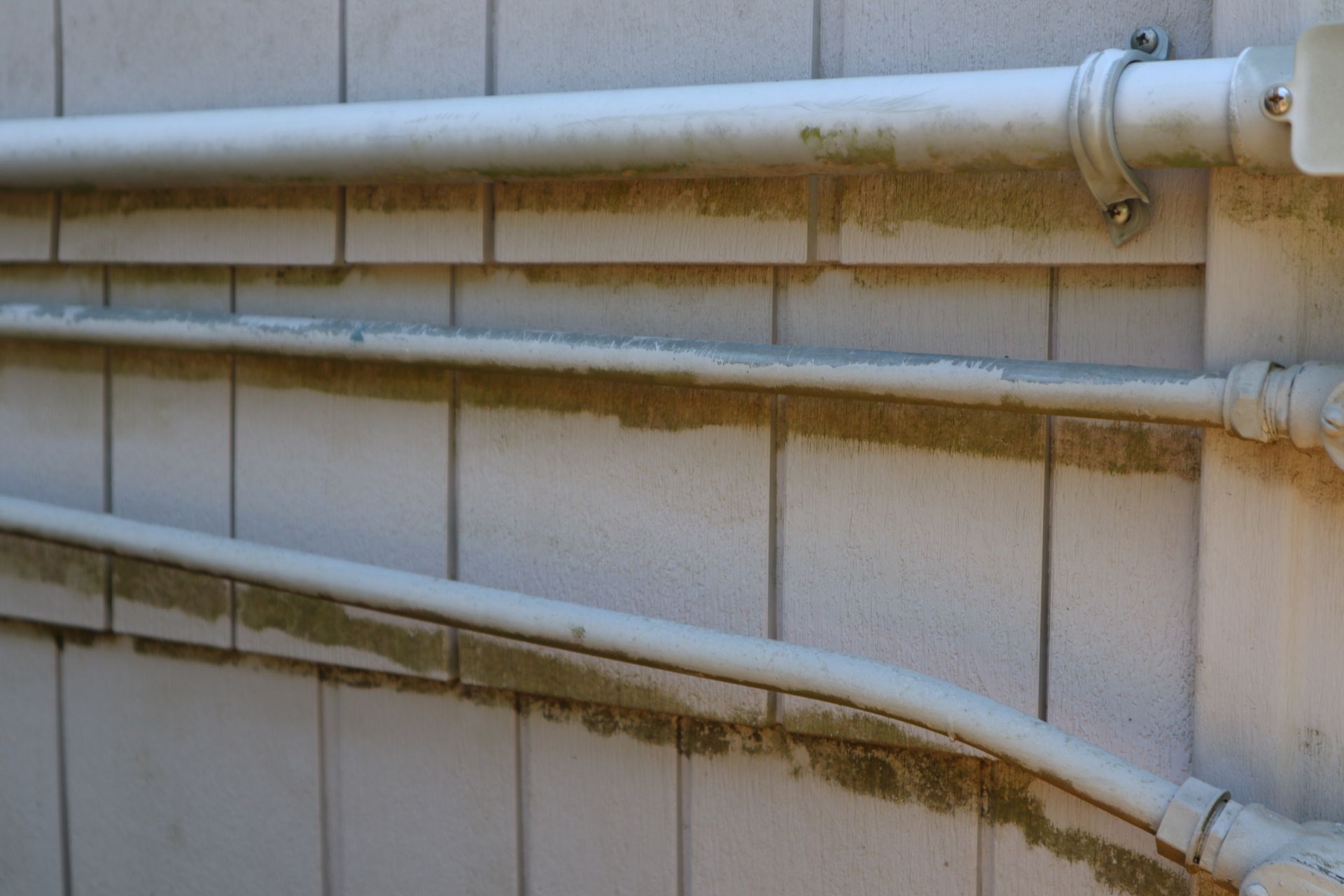 Before power washing service