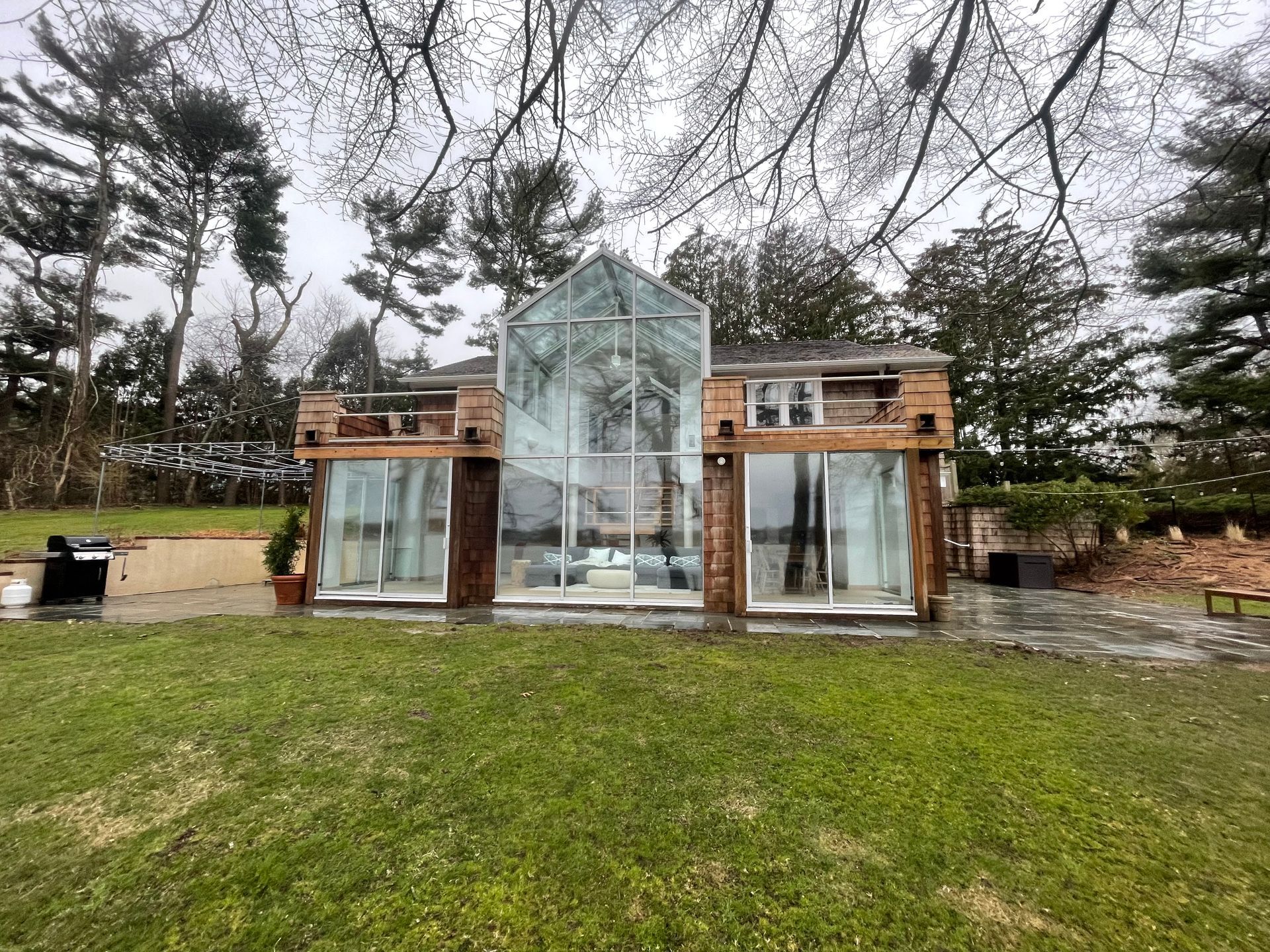 Large house pressure washing