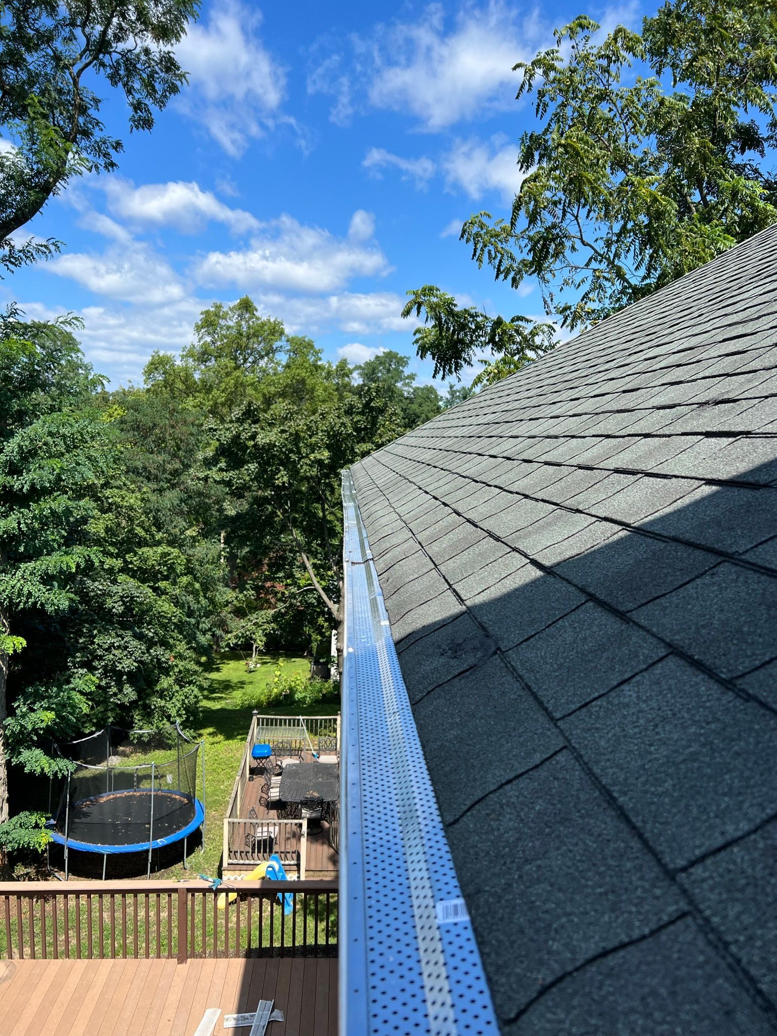Professional gutter guard installation