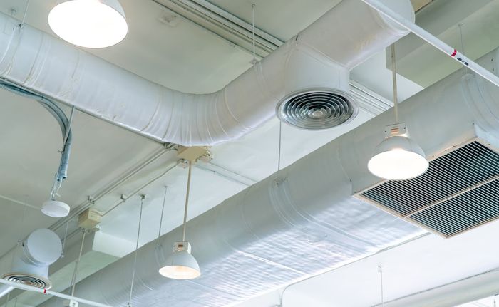 an air duct at a business that needs a duct cleaning service in arizona