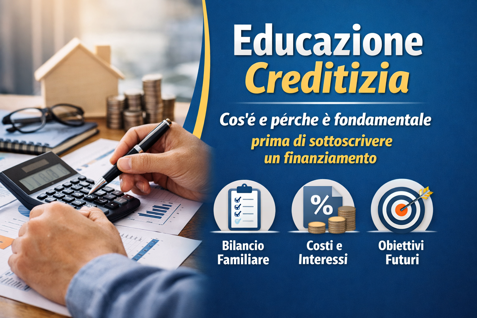 Educazione creditizia: analisi del bilancio familiare e valutazione dei costi prima di sottoscrivere