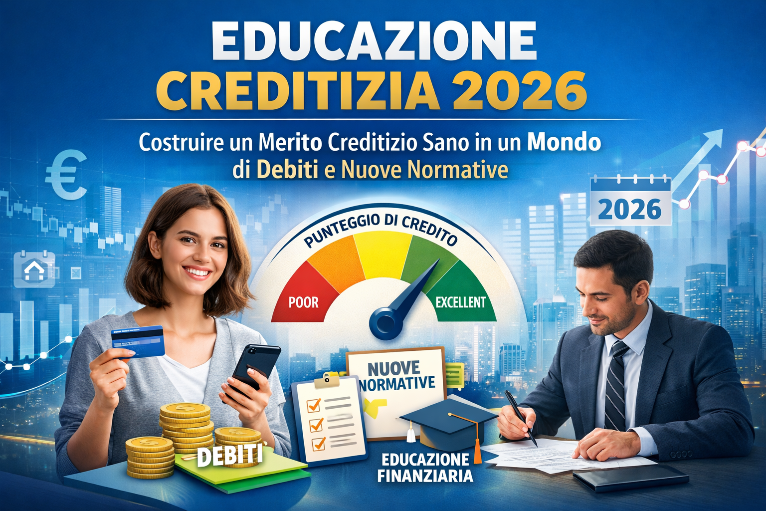 Educazione creditizia e gestione consapevole del credito per famiglie, dipendenti e pensionati