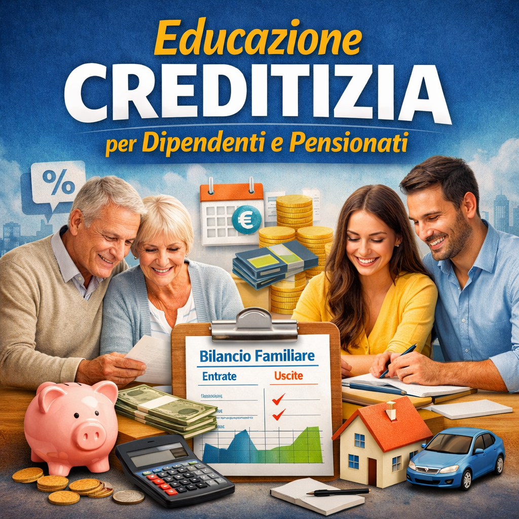 Come gestire il credito con uno stipendio o una pensione: educazione creditizia e bilancio familiare