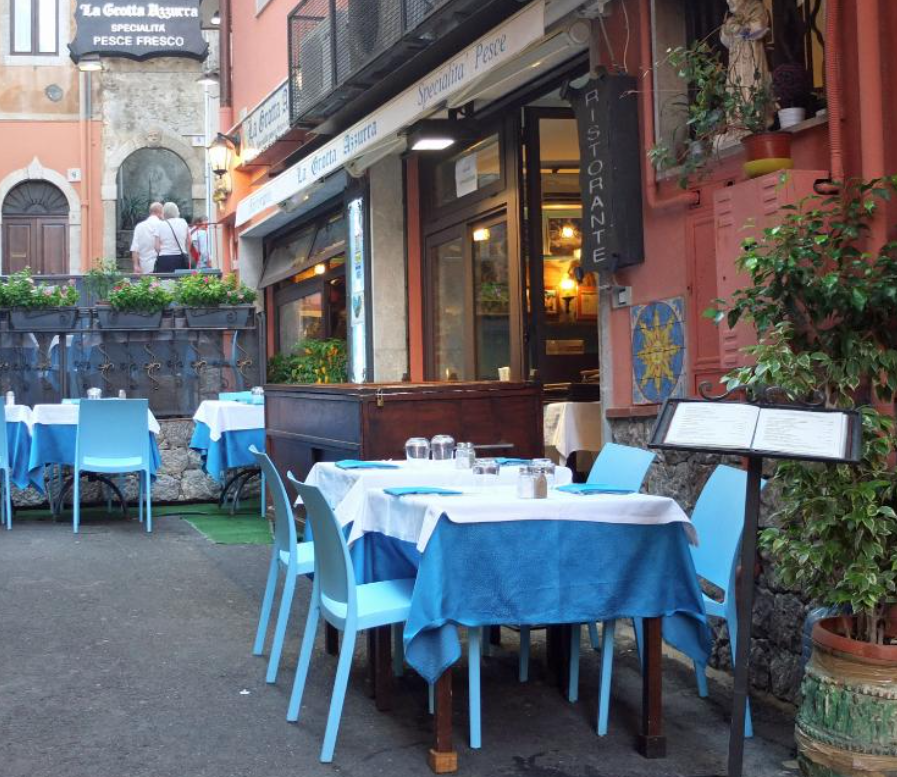 ristorante di pesce a Taormina