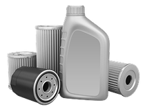 Oil bottle and car filters; automotive maintenance supplies. | Good Guys Auto Care & Tires