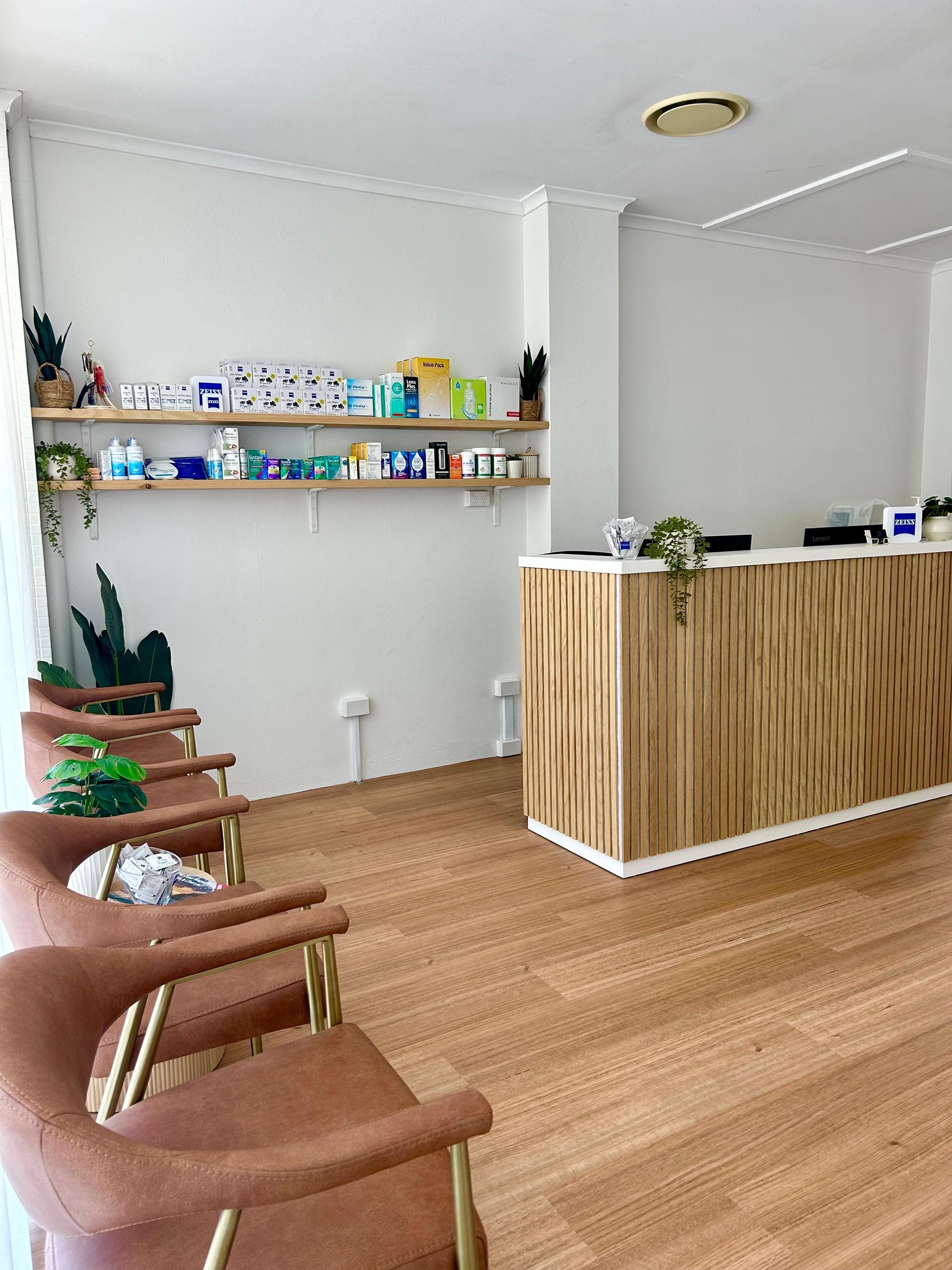 A Store Front With A Sign That Says ' Optometrist ' On It — Central Coast Eyecare In Killarney Vale, NSW