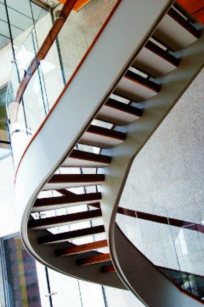 spiral stair at Albert Einstein College of Medicine