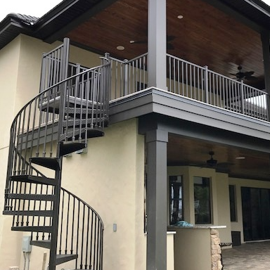 various designs of spiral stair