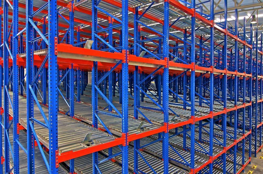 An Empty Pallet Racking In QLD
