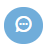 Text Bubble Circle Icon