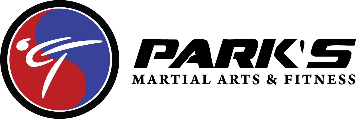 A logo for park 's martial arts and fitness.