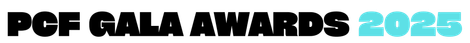 POF Gala Awards 2025 logo in black text with 
