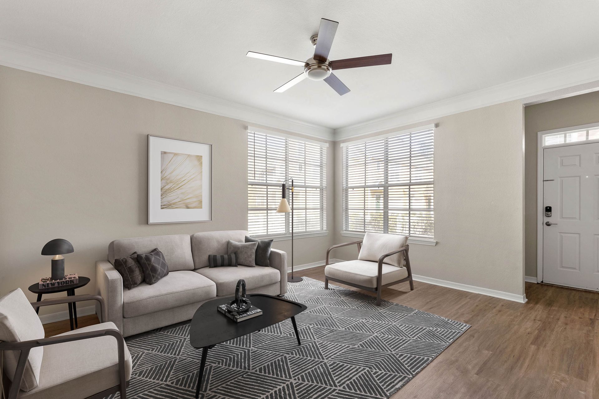 Living room at Burano Hunter's Creek in Orlando, FL.