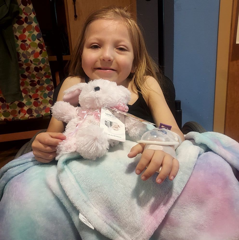 Elaina, child with kidney transplant.