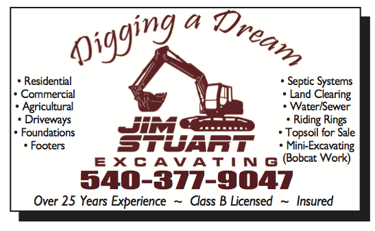 Jim Stuart Excavating logo.