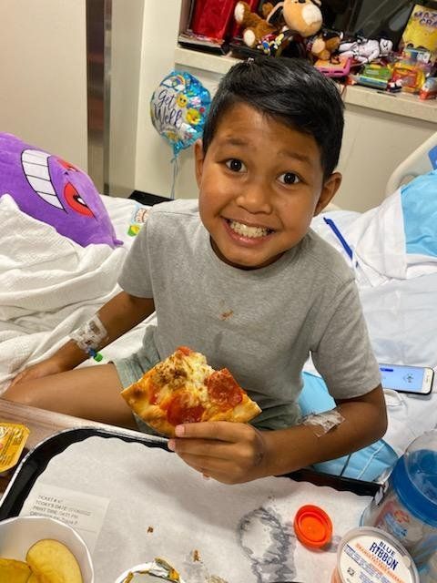 TJ, child with Aplastic Anemia.