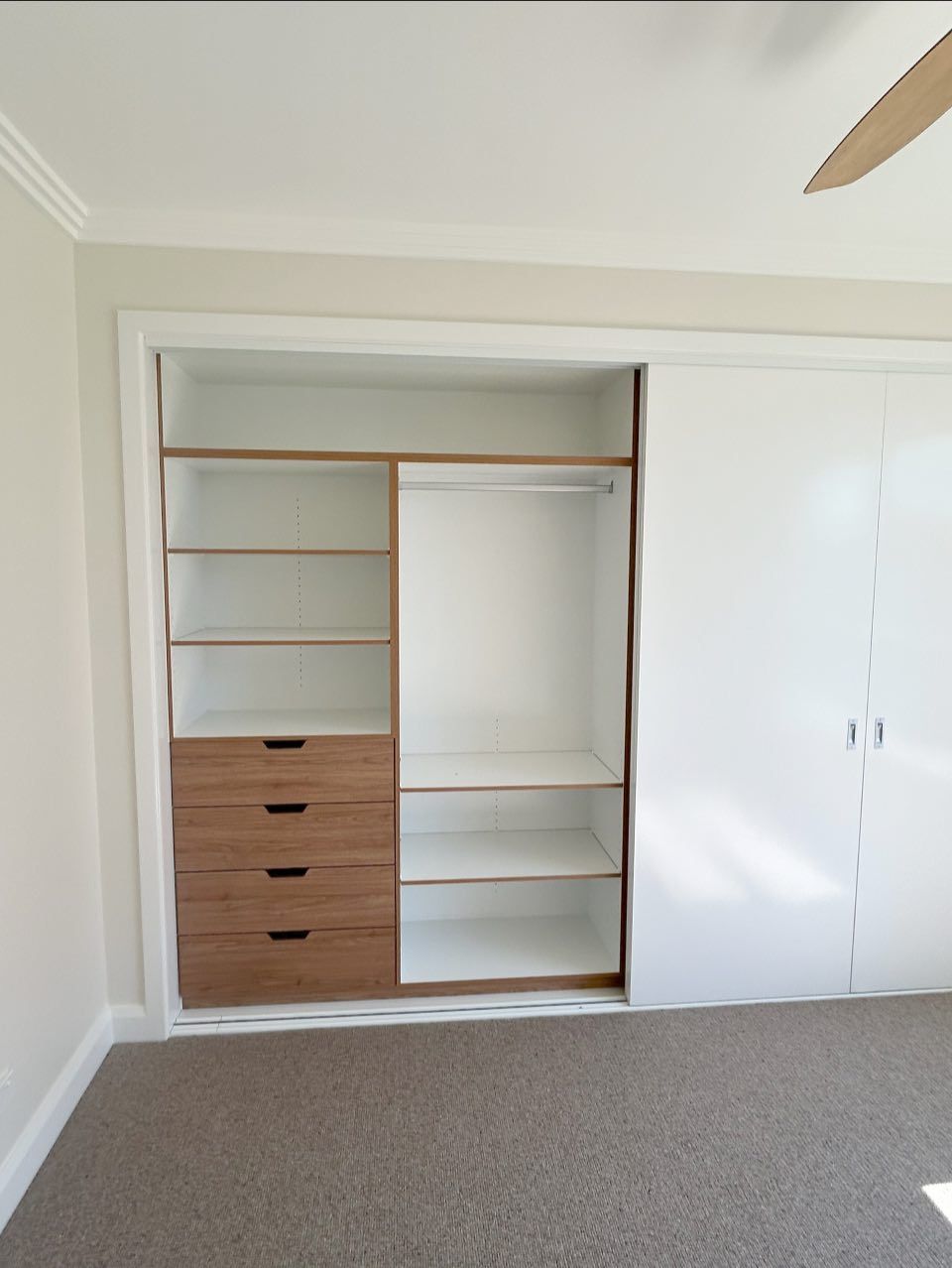 Built-in Closet With Sliding Doors — JRB Joinery In Kew, NSW