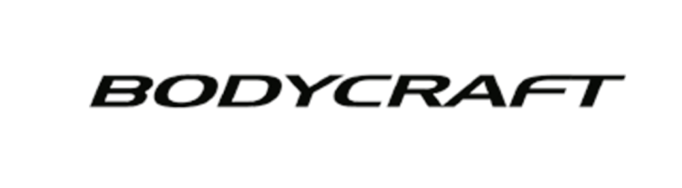 The BodyCraft logo in black, italicized sans-serif capital letters on a white background.