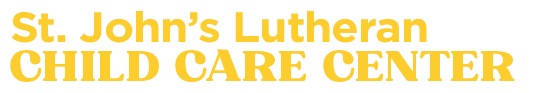 St. John's Lutheran Child Care Center Logo in Yellow