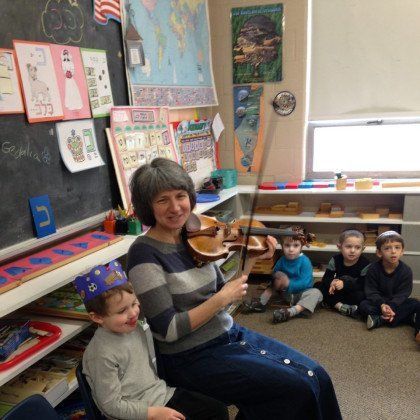 Playing for a local Preschool