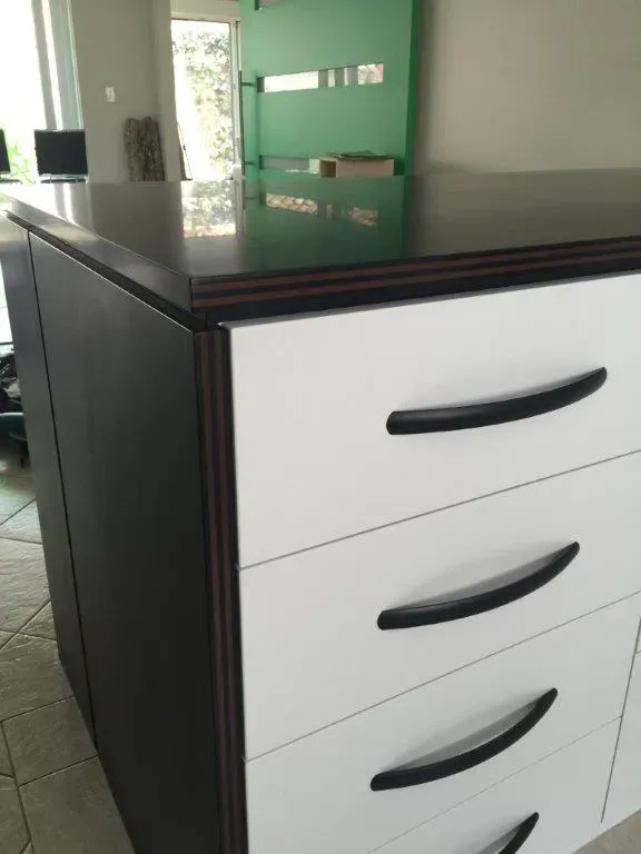 Countertop With White Drawers — East Bunbury, WA — Bunbury Designer Cabinets & Furniture