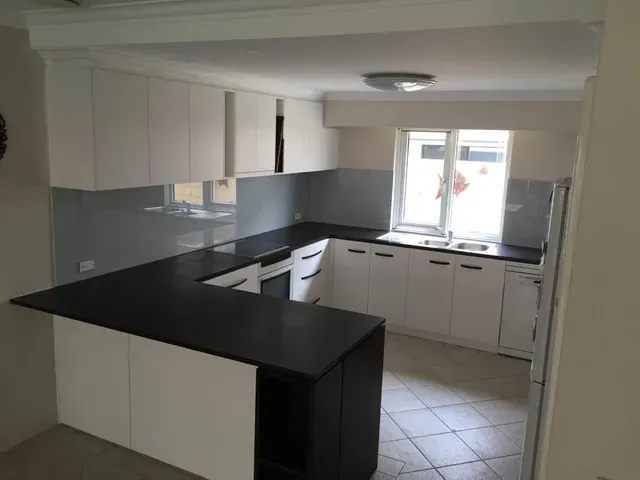 Black Countertop Full View — East Bunbury, WA — Bunbury Designer Cabinets & Furniture