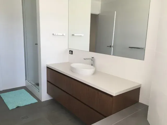 Completed Bathroom Project — East Bunbury, WA — Bunbury Designer Cabinets & Furniture