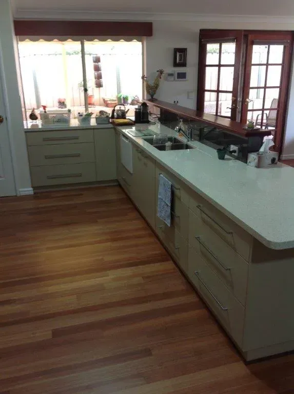 Completed Kitchen Project With Countertop — East Bunbury, WA — Bunbury Designer Cabinets & Furniture