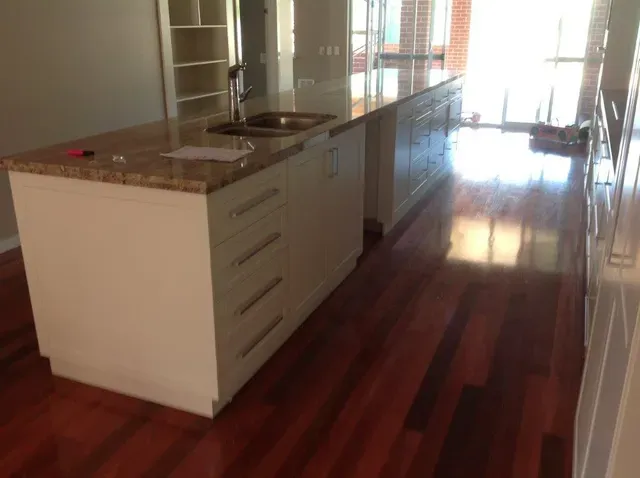 Countertop And White Cabinet — East Bunbury, WA — Bunbury Designer Cabinets & Furniture