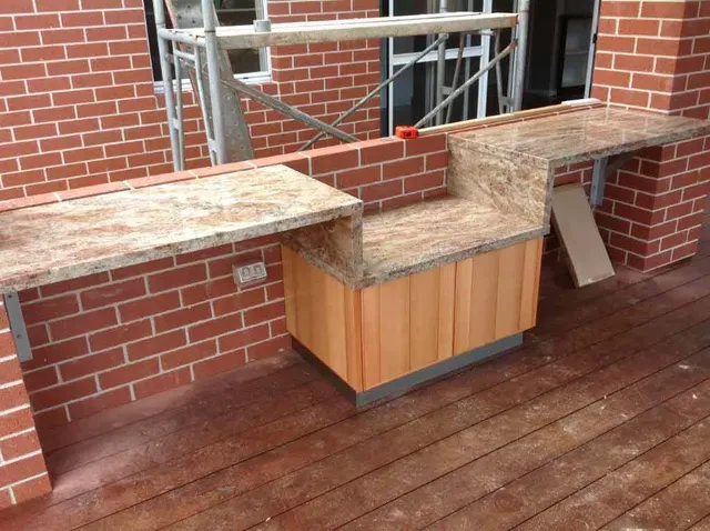 Countertop Project In Progress — East Bunbury, WA — Bunbury Designer Cabinets & Furniture